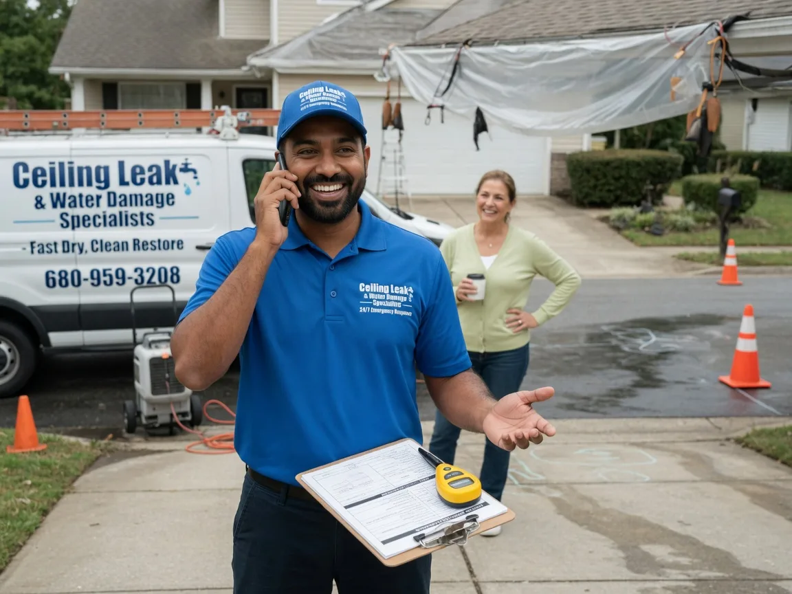 Ceiling Leak Cleanup Natchitoches, LA FAQs